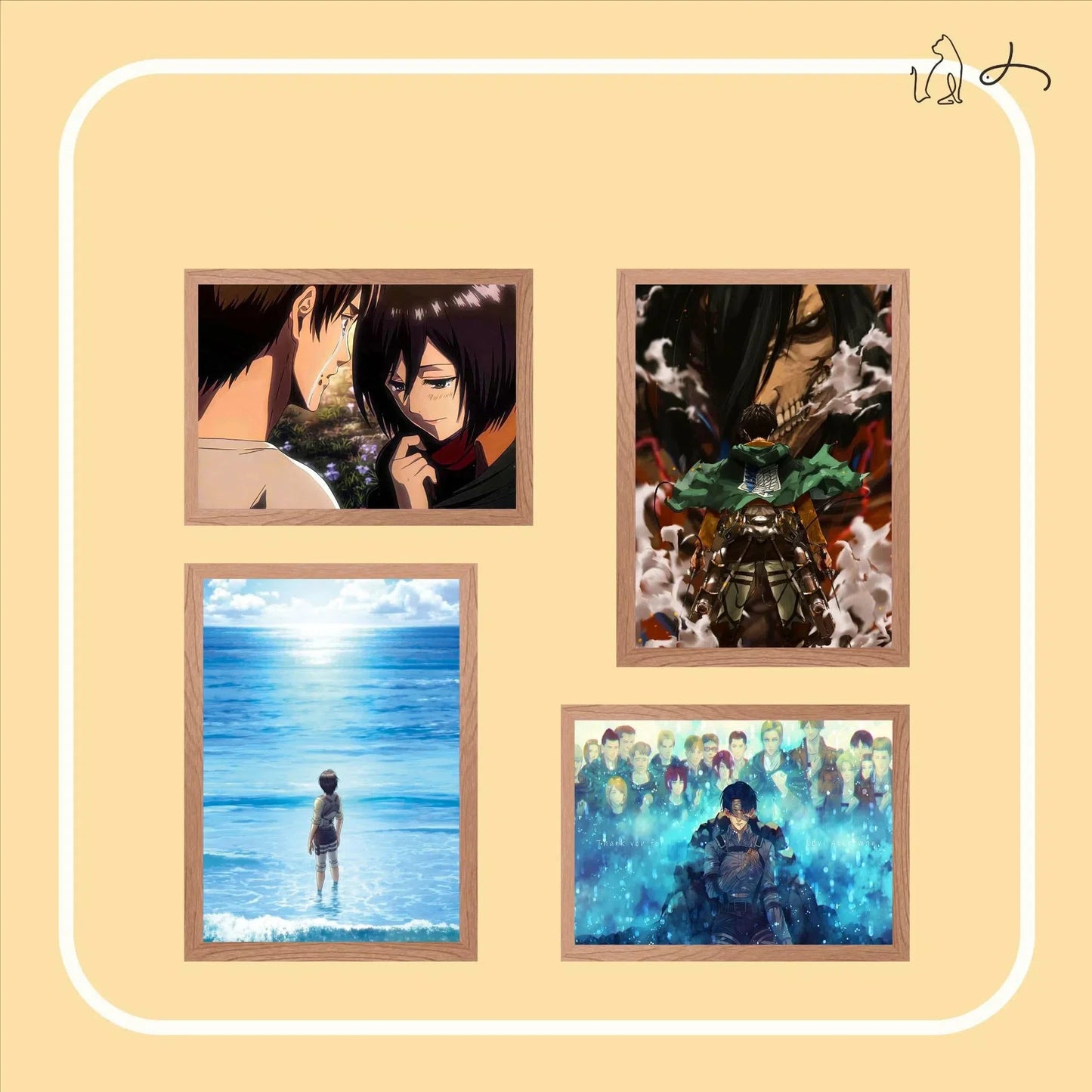 Hot INS Anime Attack on Titan LED Night Light Colorful USB Plug in Three Color Lighting Surprise Desk Lamp Christmas Gift Toy