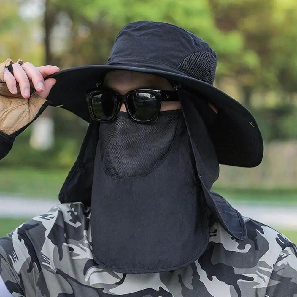 Bucket Hats Sun Hat Sun Protection Spring Summer Waterproof Boonie Hat for Men Fishing Hiking Garden Safari Beach