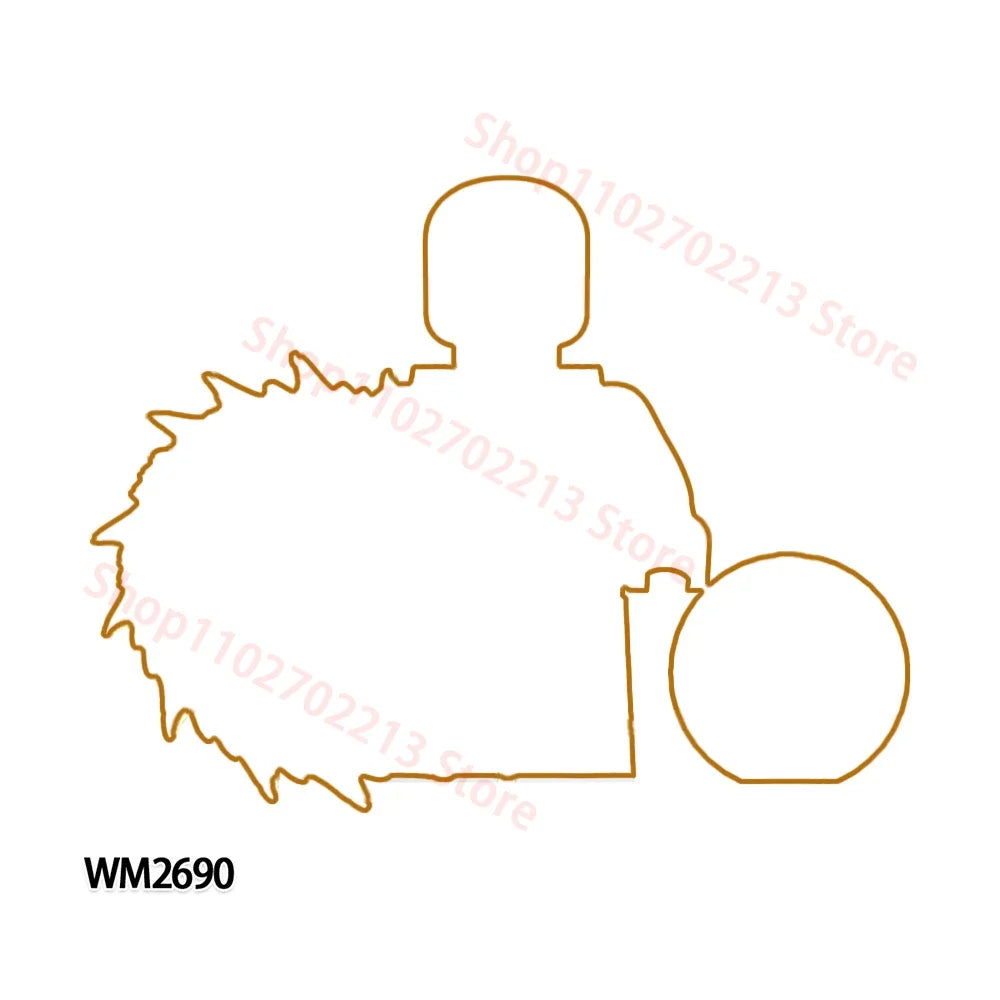 Anime Building Blocks Set WM6183 Educational Toys for Kids, Christmas Gift Bricks Collection Cool Model for Boys WM6220 WM6221