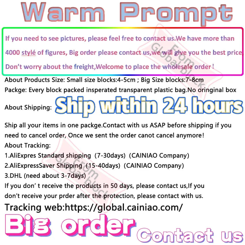 Anime Building Blocks Set WM6183 Educational Toys for Kids, Christmas Gift Bricks Collection Cool Model for Boys WM6220 WM6221