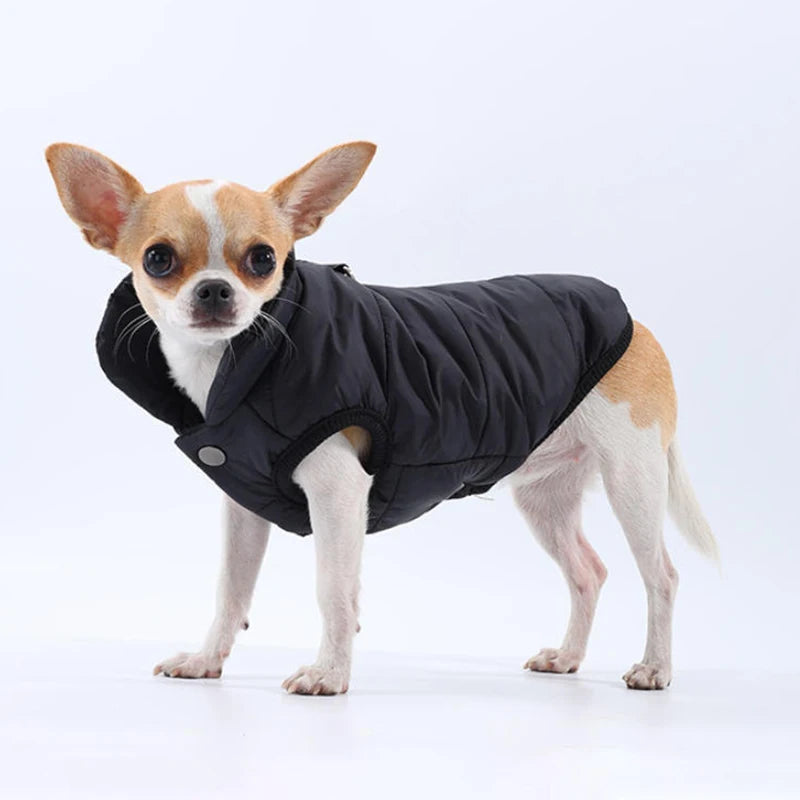 Winter Warm Dog Coat Jacket Windproof Pet Clothes for Small Medium Dogs Cat Padded Clothing Chihuahua Clothes Pet Supplies
