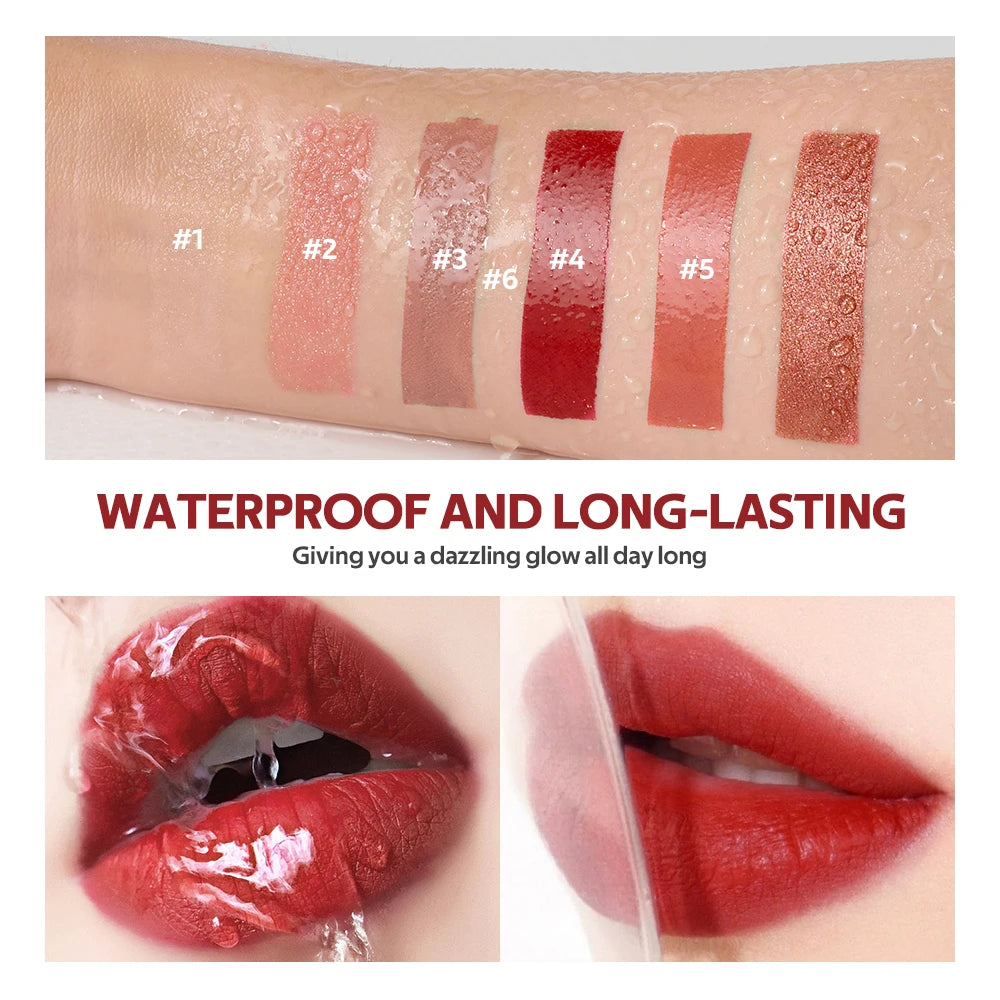 Lakerain Christmas Lip Gloss Set Long Lasting Moisturizing Waterproof Portable Travel Kit Ideal Thanksgiving Christmas Gift