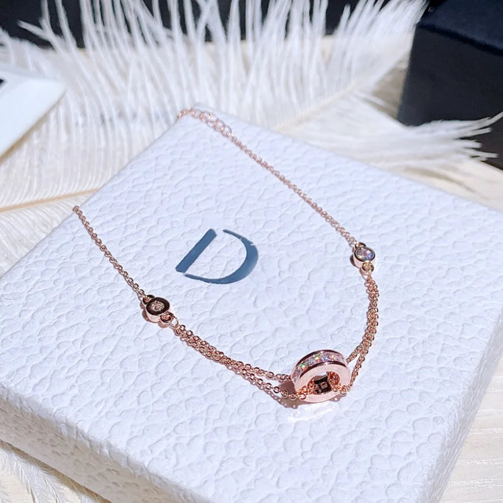 New Fashion Women's Bracelet, Shining Exquisite Chain Women's Jewelry, Suitable for Women's Daily Wear Bracelet, Christmas Gift