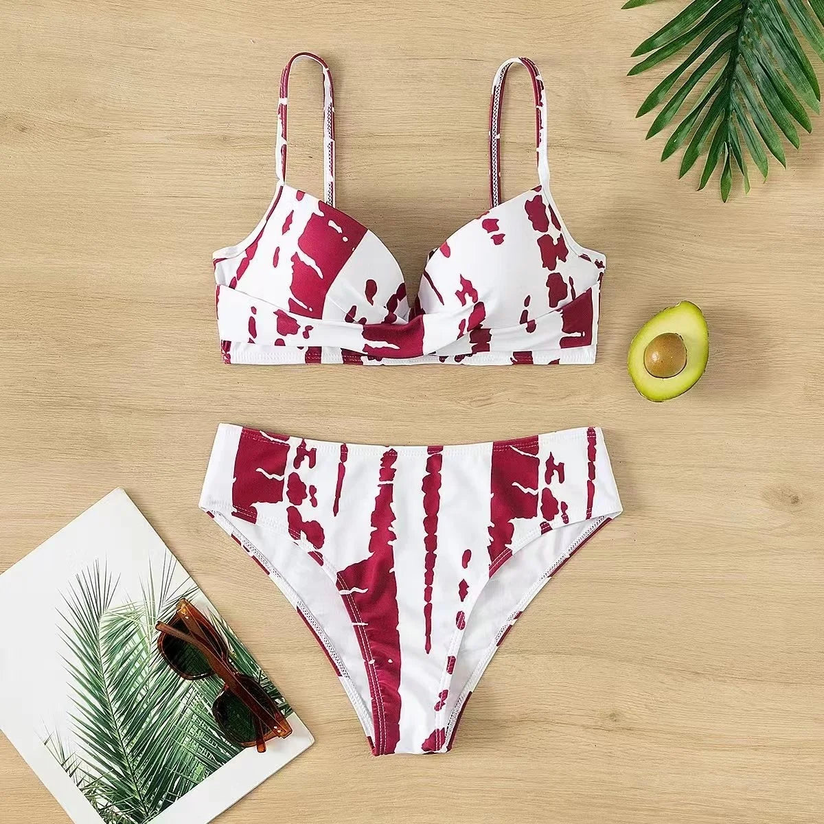 Sexy Push Up Bikinis 2025 Women Swimwear Underwire Female Swimsuit Swimming Bathing Suits Brazilian Bikini Set Beachwear Bather