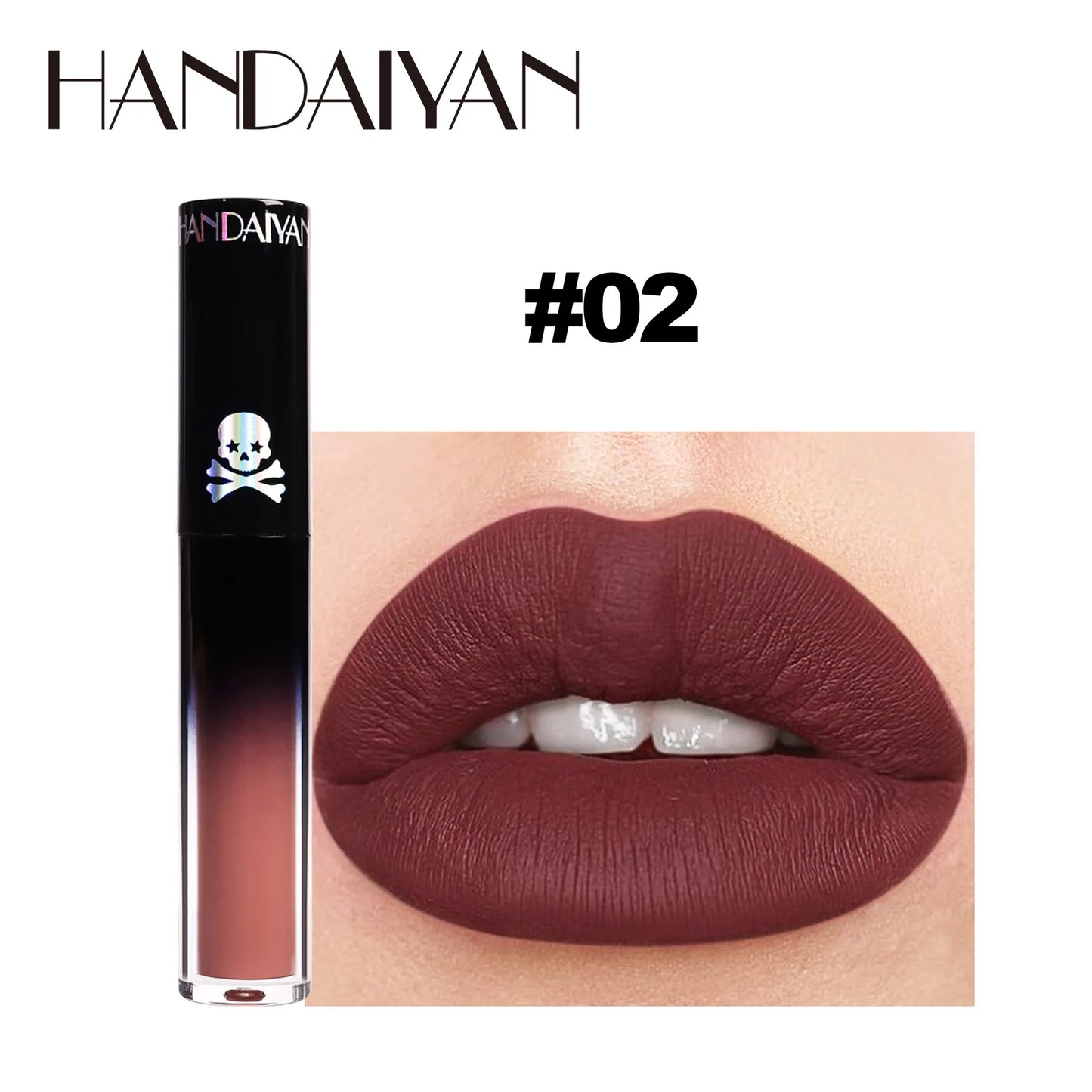 Vampire Black Purple Halloween Christmas Lipstick Moisturizing Waterproof Matte Lip Glosses Pigmented Lip Tint Makeup