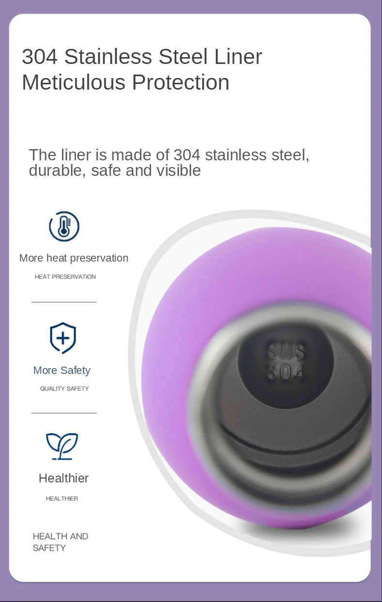 500/750/1000ml Double-Wall Insulated Vacuum Flask Stainless Steel Water Bottle BPA Free Thermos for Sport Water Bottles