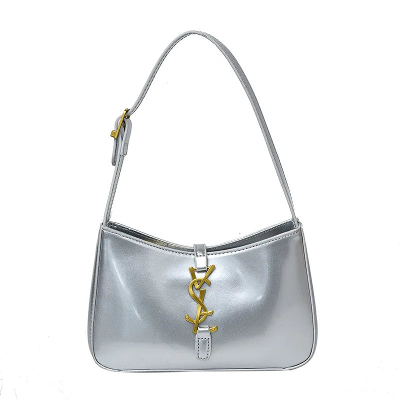 2025 Y2K Underarm Bag for Women, Luxe Boho Shoulder Purse w/Detachable Strap Anti-Theft Lightweight Commuter