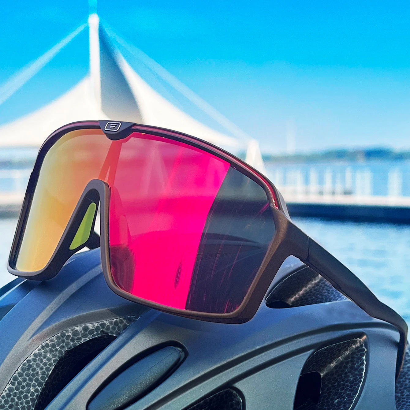 Large Frame Fishing SunGlasses for Men Women Outdoor Sports Windproof Cycling Camping Hiking Driving  Eyewear UV400