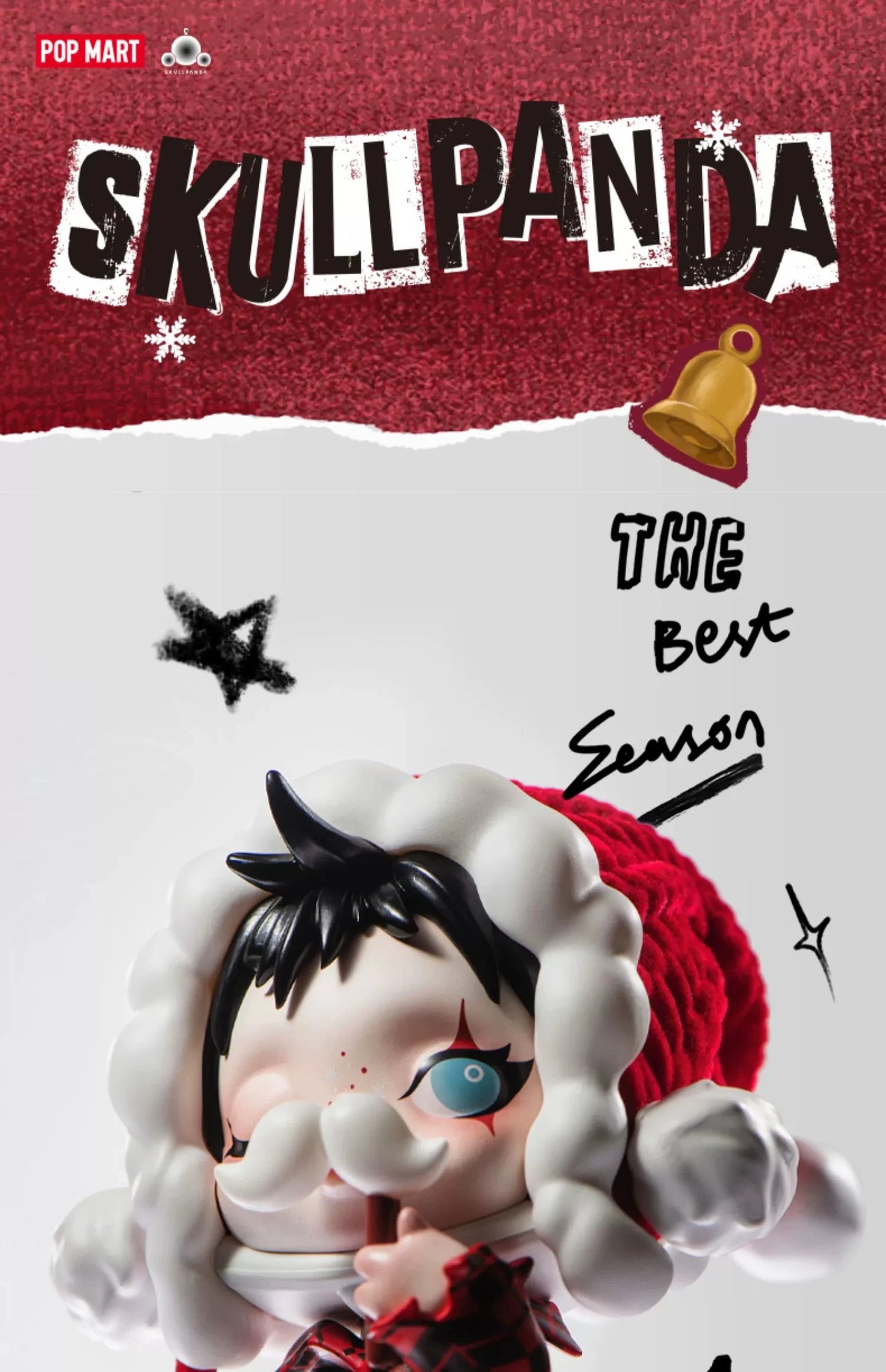 Genuine POP MART SKULLPANDA the Best Seaion Series Blind Box Doll Christmas Gift Trendy Collectible Toy The surprise of Christma