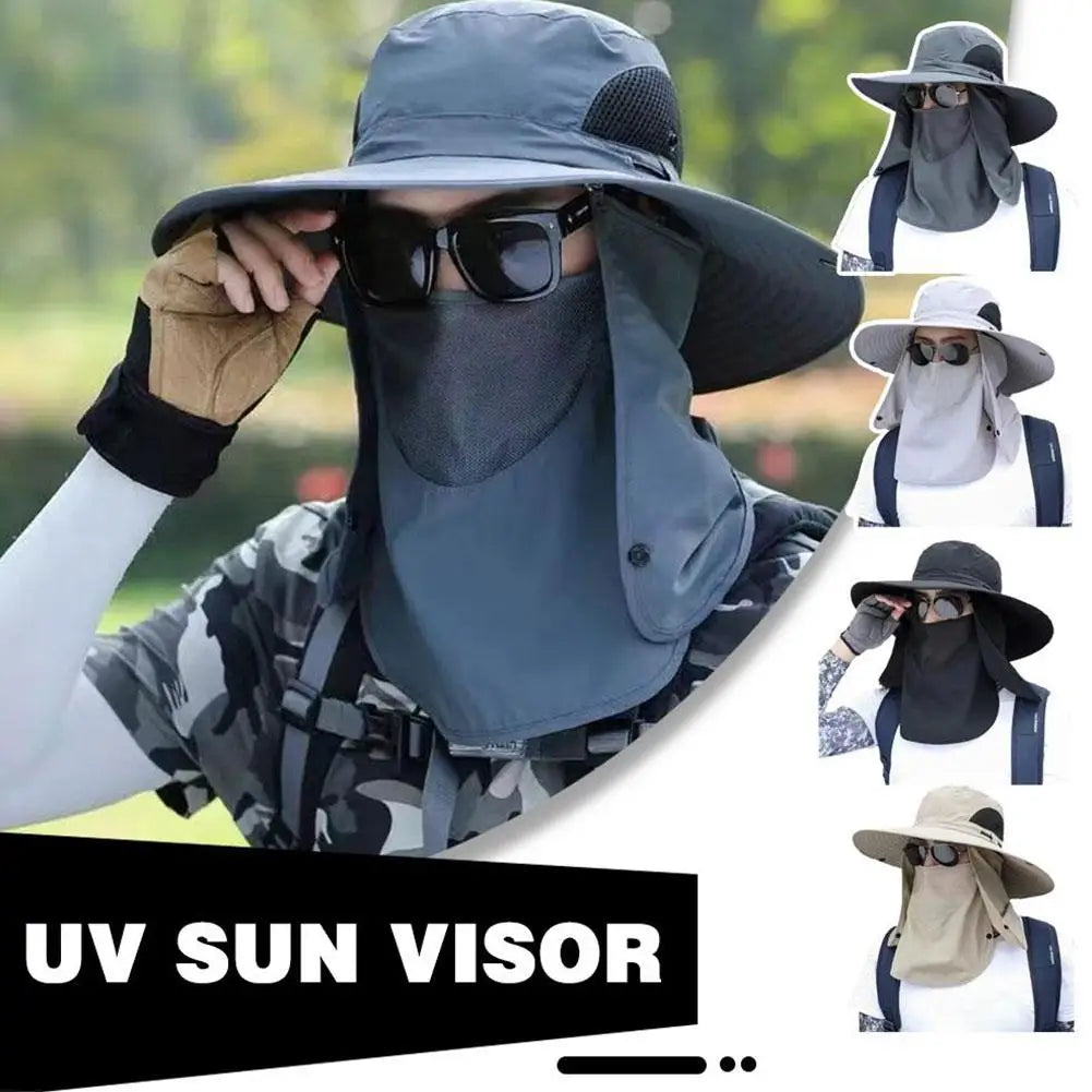 Bucket Hats Sun Hat Sun Protection Spring Summer Waterproof Boonie Hat for Men Fishing Hiking Garden Safari Beach