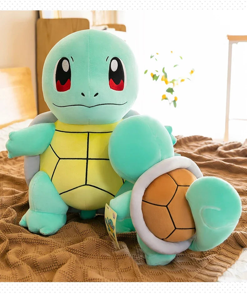 45cm Squirtle Plush Doll Big Size Pokemon Plush Toys Kawaii Stuffed Toys Cute Turtle Pillow Christmas Gift Toys for Boys Girls