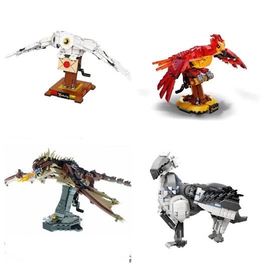 Wizarding World Movie Series Building Blocks Magic Animals Model Bricks Toys For Kids Birthday Christmas Gift