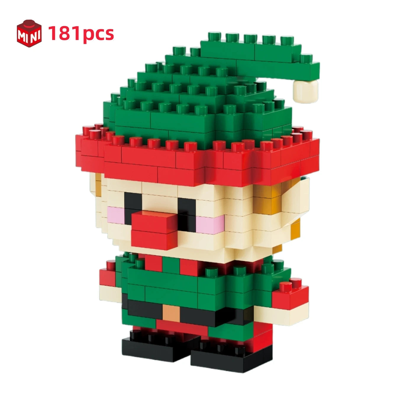 Children Mini Christmas Gift Micro Building Blocks Creative 3D Santa Claus Snowman Tree Decor Holiday Toy Set For Kids