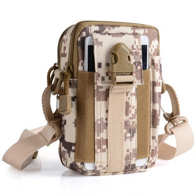 Men's Belt Bag Outdoor Waist Bag Bag Waterproof Camo Sports Hunting Accessories Storage bag Molle nylon cell phone