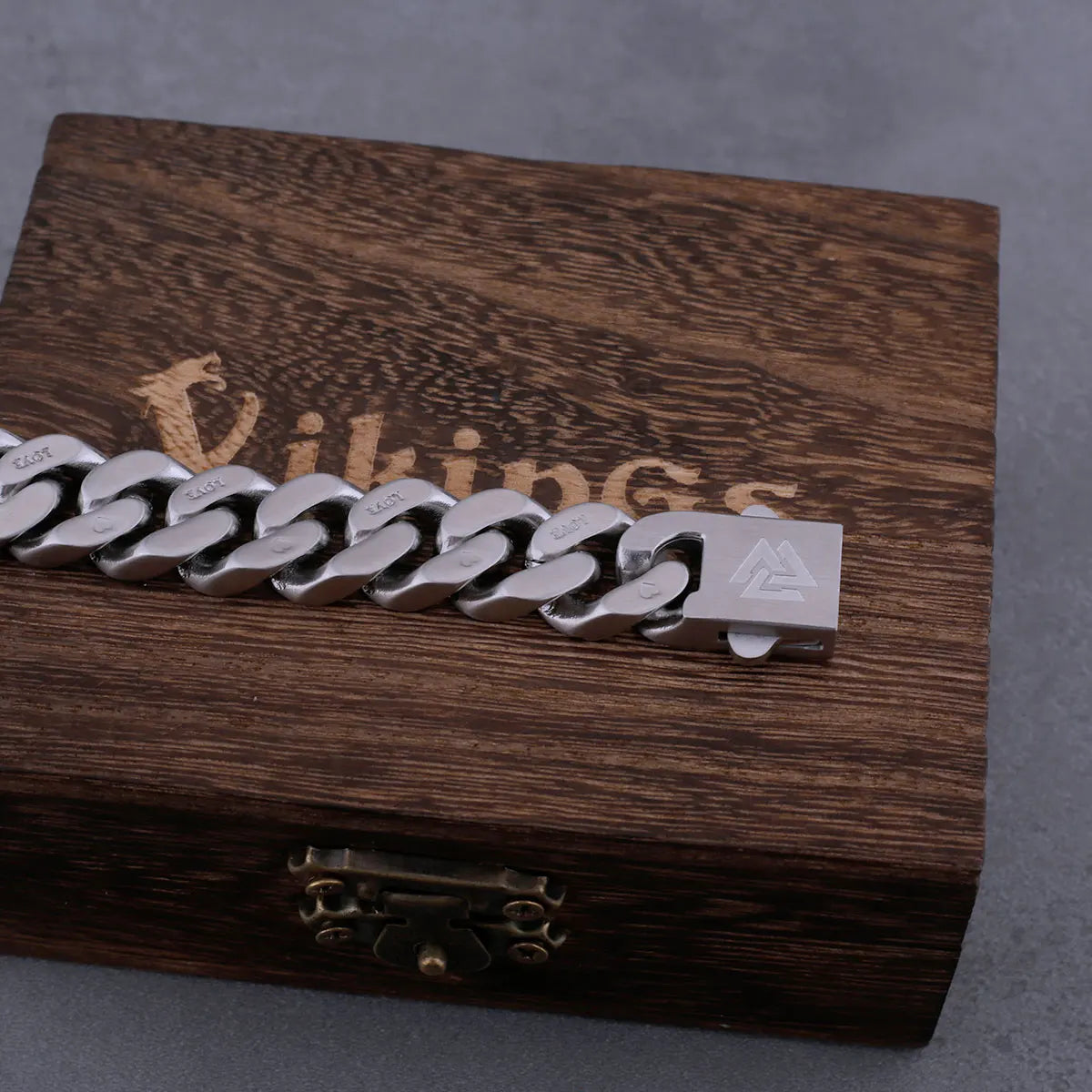 Original LOVE Stainless Steel Cuban Bracelet Brushed Matte Men and Women Couple Gift Wholesale