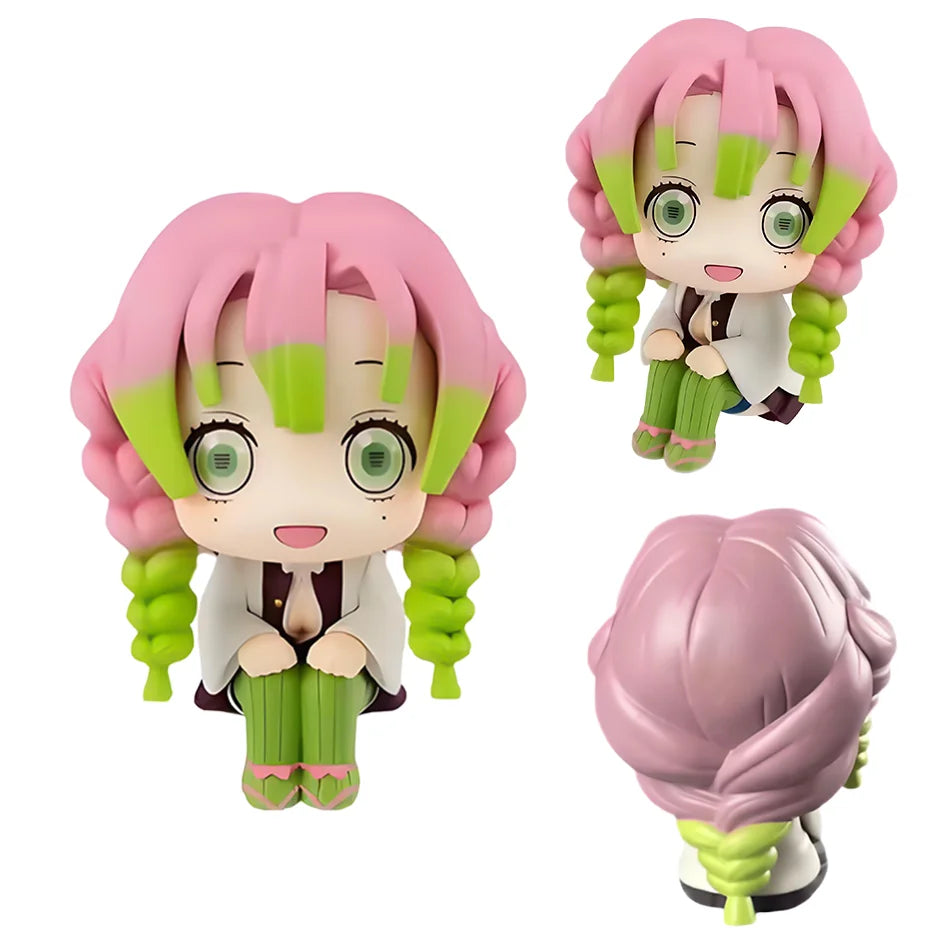 Anime Demon Slayer Kamado Tanjirou Kamado Nezuko Action Character Model Toy Series Doll Children's Birthday/Christmas Gift Toy