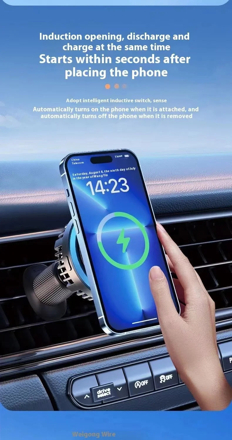 Magnet Cooler Wireless Charging Radiator Phone Radiator Cooler Magsafe Cooling Base Magnetic Cooler Rechargeable For iPhone