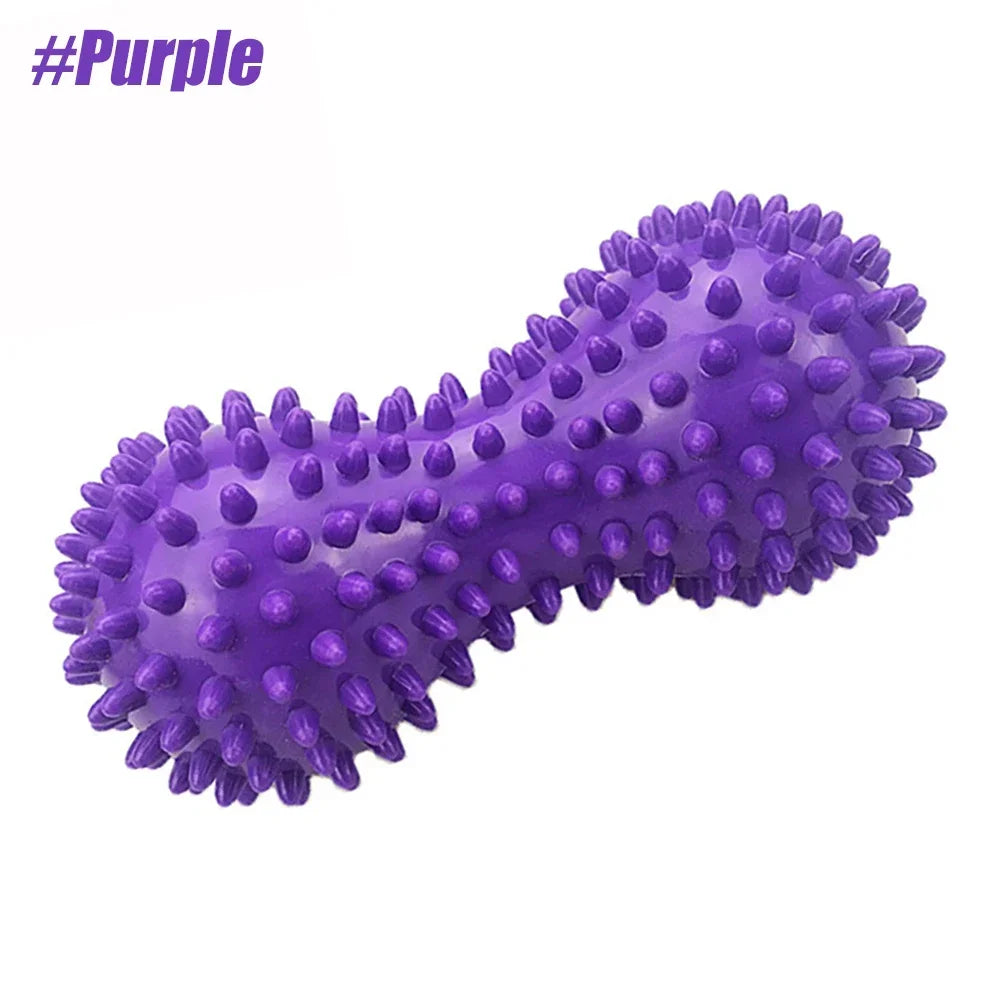 Peanut Massage Ball, Deep Tissue Massage Ball for Back, Neck, Shoulder, Spine, Legs, Hips, Trigger Point Muscle Massage Relaxer