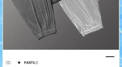 Summer Ice Silk Ultra-thin Ice Silk Pants Men's Loose Casual Pants Quick-drying Harajuku Fashion Pants Men's Thin Trousers