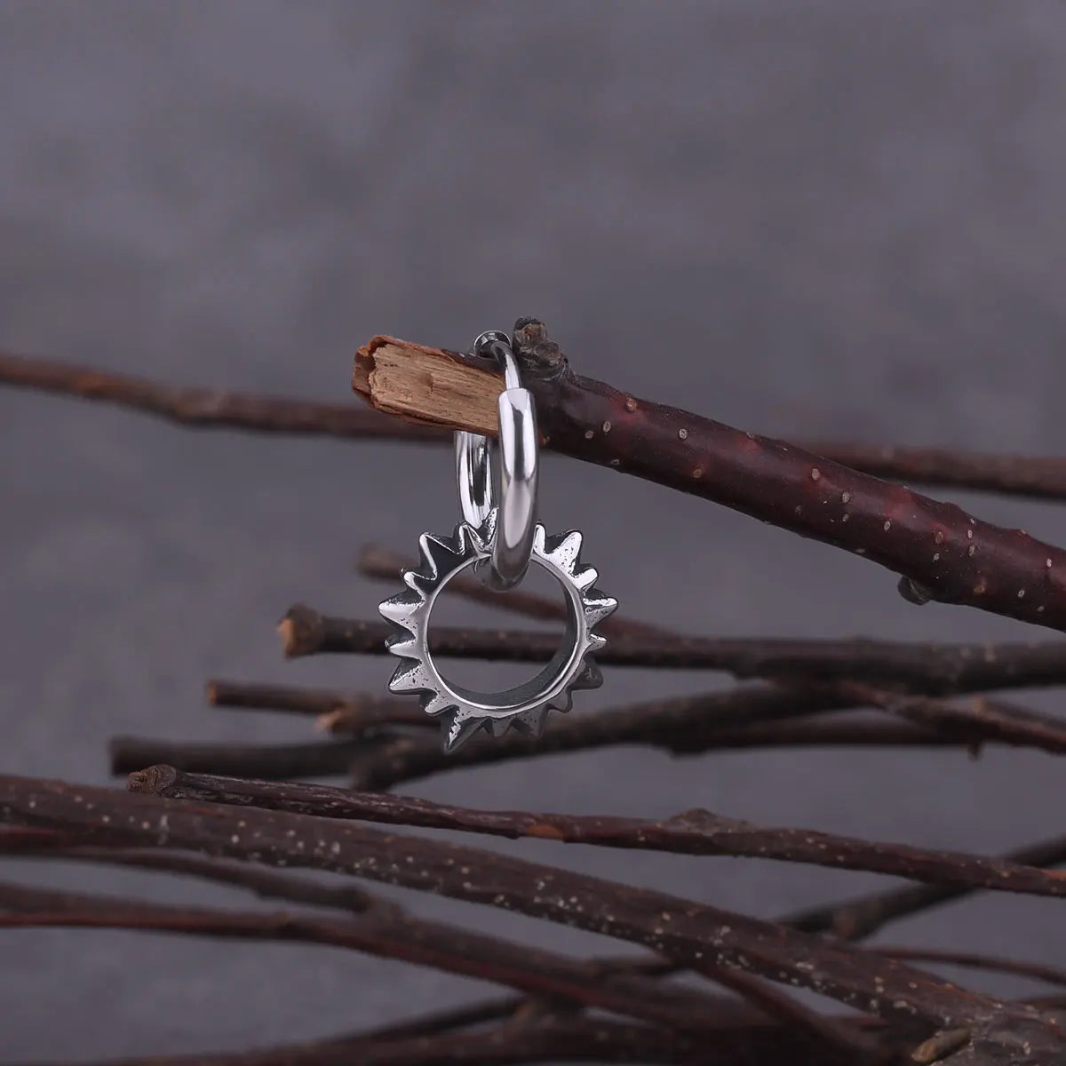 Gothic Tiny Spikes Punk Hip Hop Earrings Men Women Personality Never Fade Stainless Steel Earring Biker Party Club Jewelry