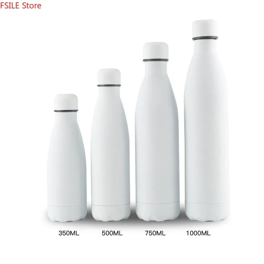 500/750/1000ml Double-Wall Insulated Vacuum Flask Stainless Steel Water Bottle BPA Free Thermos for Sport Water Bottles