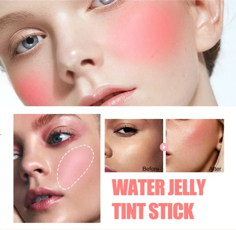 Milk Makeup Blush Stick Lip Tinted Cooling Water Jelly Tint Jelly Blush Stick Watercolor Multi-Use Matte Blush Makeup
