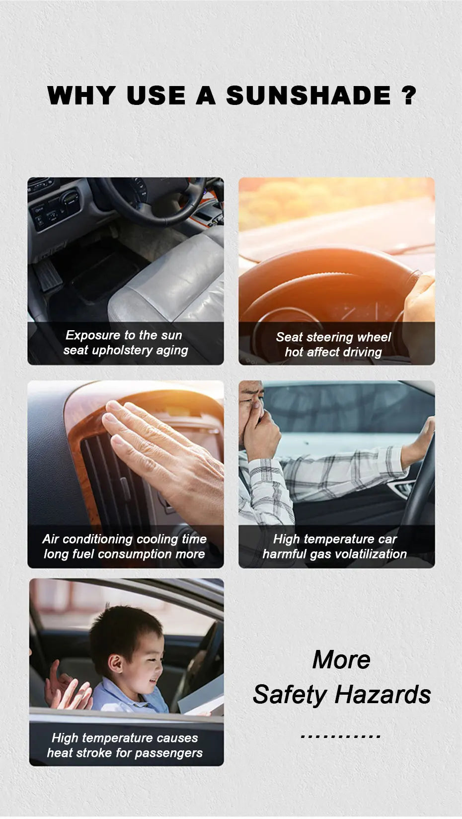 SEAMETAL Foldable Car Windshield Sun Shade Front Window Curtain Summer UV Refletive Sun Protection Cover Car Windscreen Sunshade