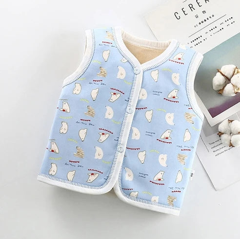 Unisex 6M-6Y Fall Vests Baby Girl Winter Clothes Kids Waistcoats Cardigan Children's Clothing Toddler Vest Boy Jacket Corduroy