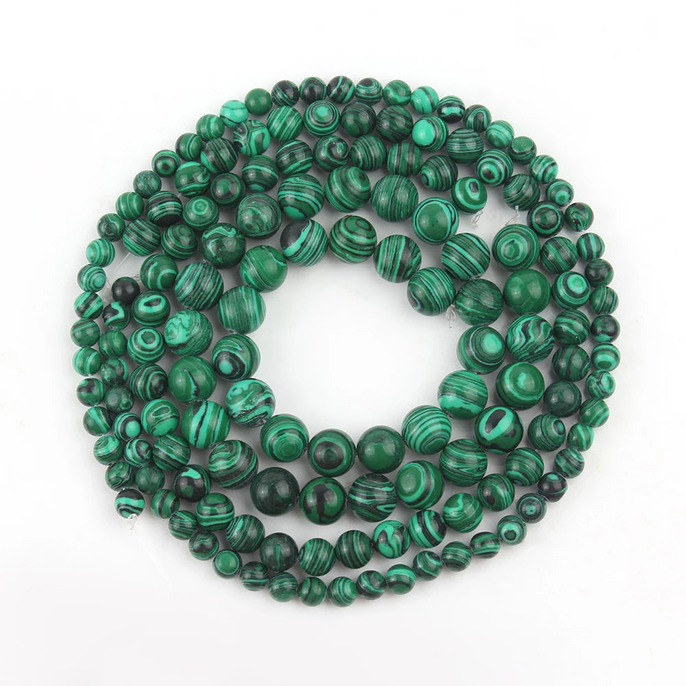 4/6/8/10mm High Qulity Tourmaline Beads Natural Stone Round Colorful Loose Beads for Jewelry Making Supplier Bracelets Accessory