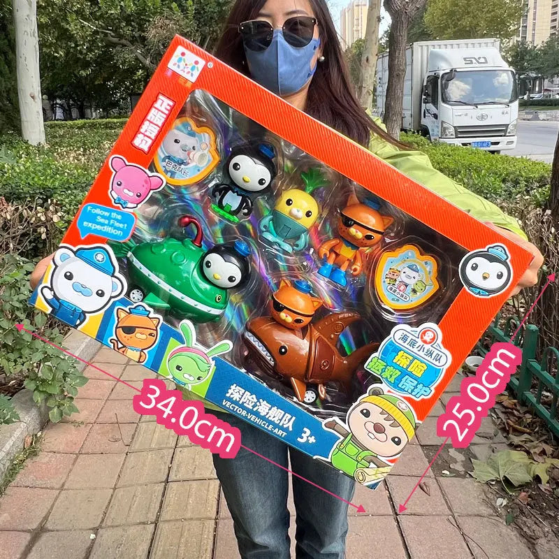 Quality Genuine Octonuts Toy Octopus Burger Deluxe Set Octopus Burger Kids Toy Christmas Gift Oversized Toys