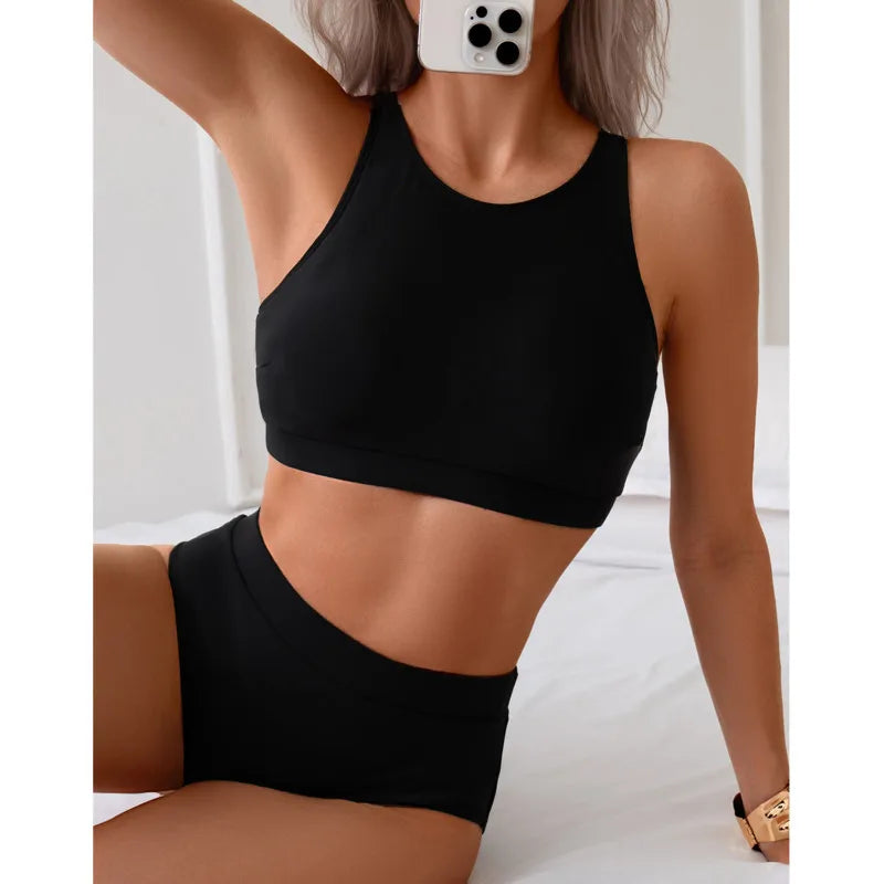 Black Sexy Bikinis 2025 Swimsuits Women Swimwear Push Up Female Beach Swim Wear Bathing Suits Brazilian Bikini Set Pool Bather