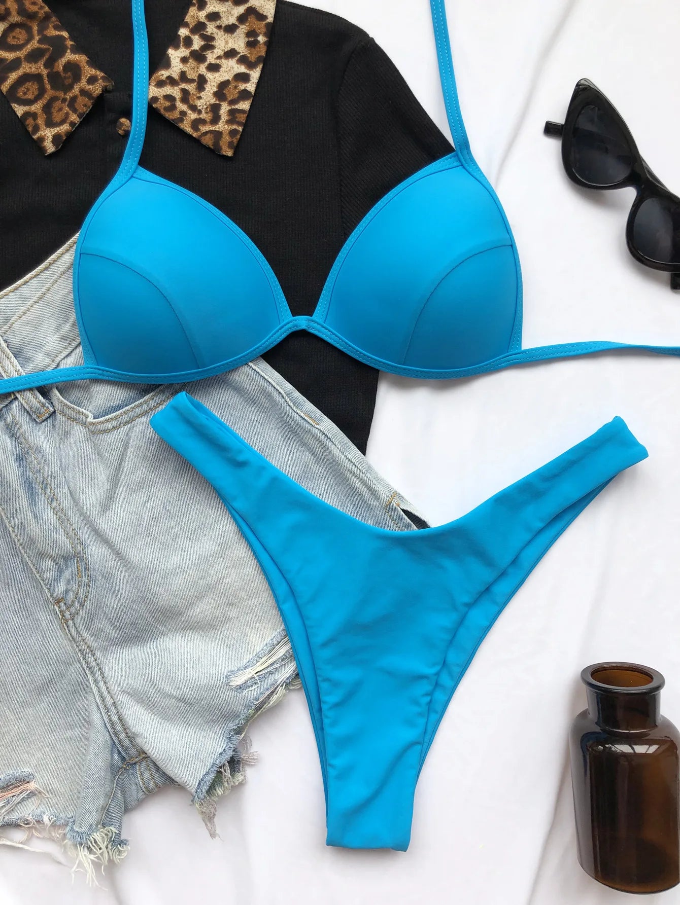Bikinis 2025 Woman Sexy Triangle Swimwear Womens Two-piece Swimsuit Hard Cup Micro Bikini Women Swimwear Biquini Bathing Suit