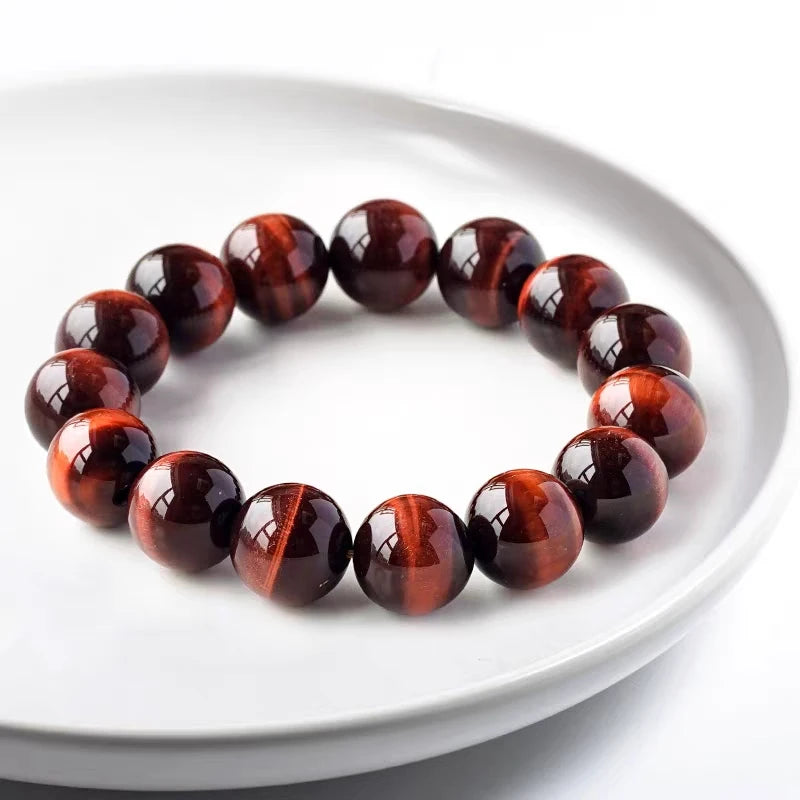Couple Beaded Bracelet Natural Double Rainbow Obsidian Bead Bangle for Women Reiki Healing Loves Jewelry Valentine's Day Gift