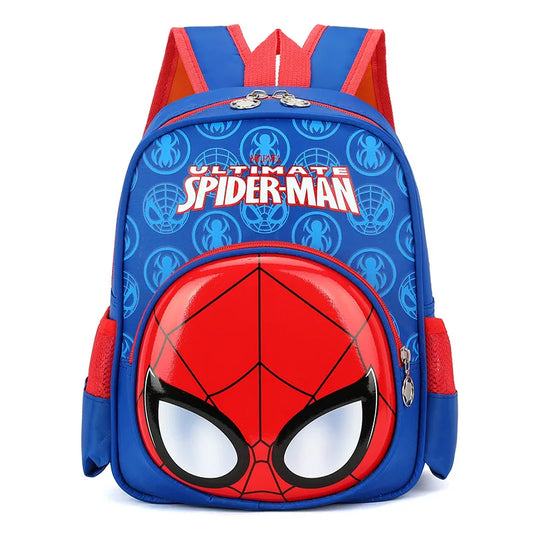 Spider Children's Backpack SpiderMan Boy Schoolbag Kindergarten Children's Double Backpack Halloween Christmas Gift