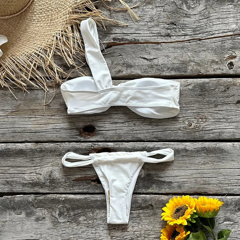 Sexy Micro Bikini Women Swimsuit 2025 Female Bandage Bikinis Set Swimwear Bathing Suit Beachwear String Swim Wear Green Biquini