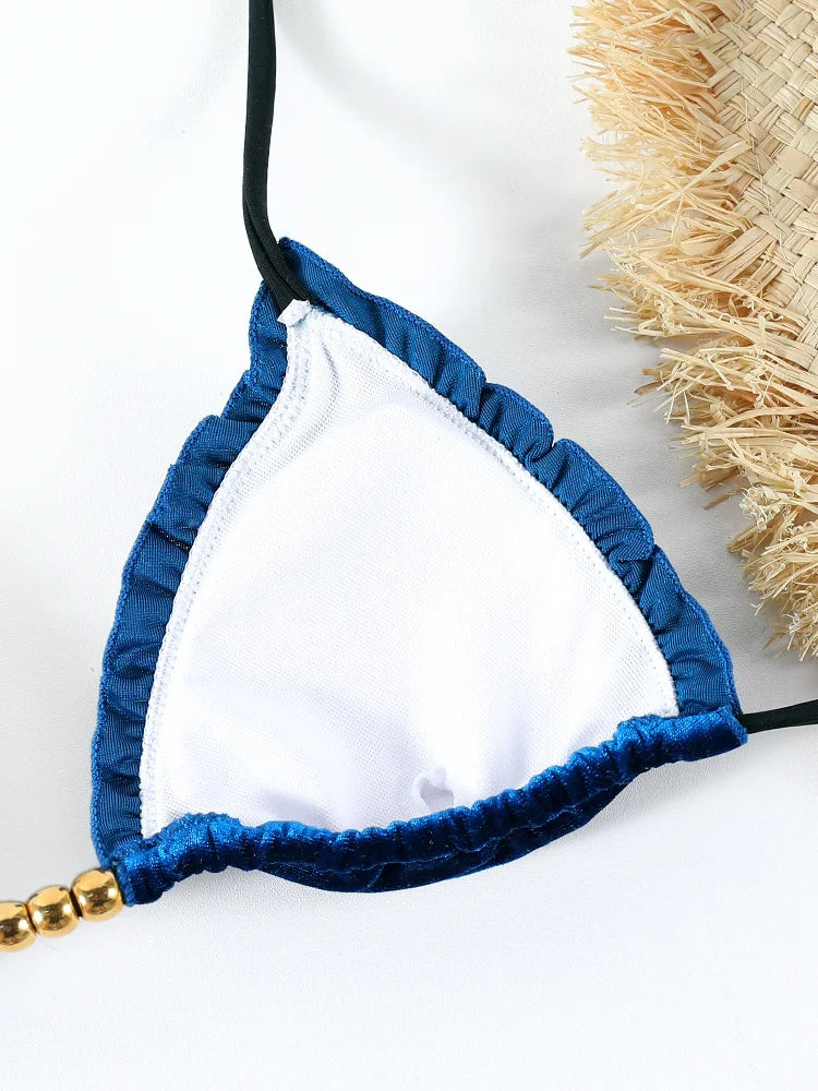 Sexy Micro Bikini Women Swimsuit 2025 Female Bandage Bikinis Set Swimwear Bathing Suit Beachwear String Swim Wear Green Biquini