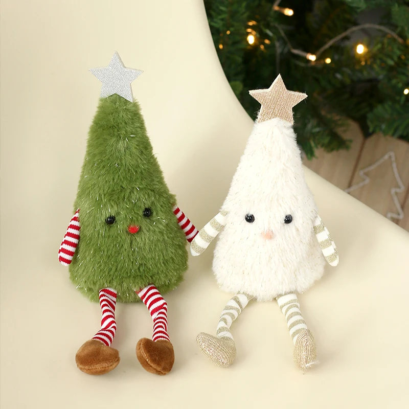 Christmas Decoration mini Christmas Tree Doll Christmas Gift Hotel Mall Window Decoration Christmas Plush Ornaments for XMAS