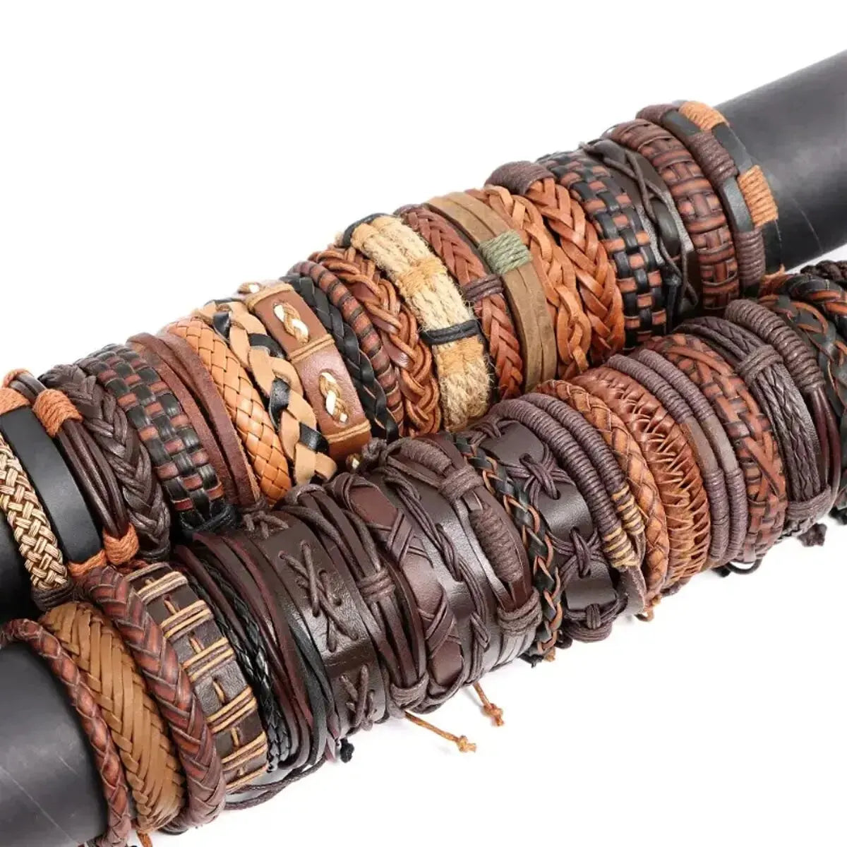 10PCS Random Style Men's Women's Webbing, Rope,Leather Bracelet Classical Festive Women Gift(Including But Not Limited to Pic)