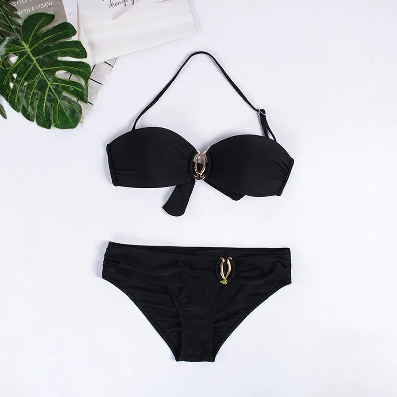 New Sexy Bikinis Swimsuits Women Swimwear Push Up For Female Beach Swimming Wear Bathing Suits Brazilian Bikini Set Pool Bather