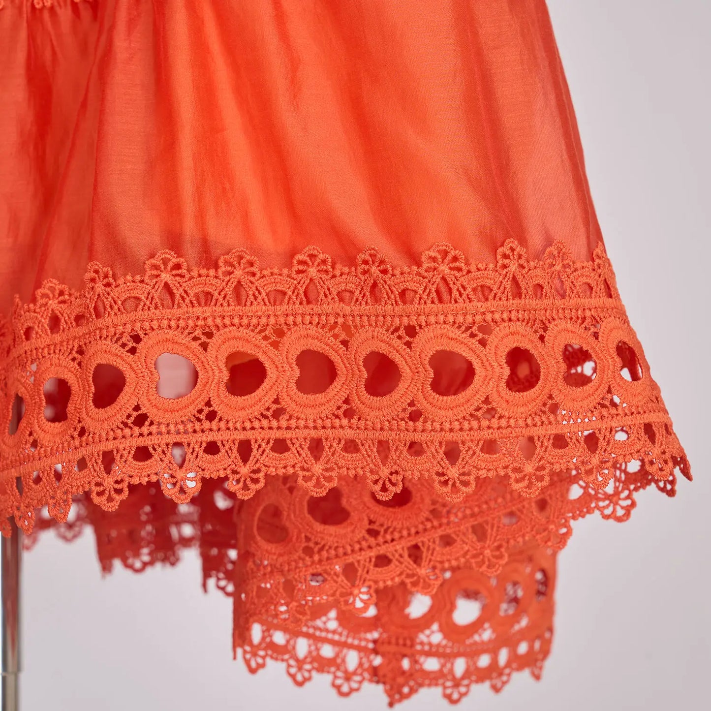 Elegant Embroidery Long Dress 2 Piece Set Women Summer Autumn Hollow Out Crochet Shirts Elastic Waist Long Maxi Skirt Suits