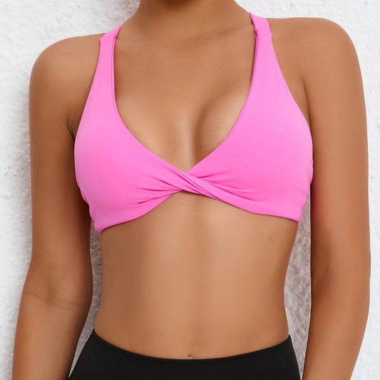 Women Sports Bra White Top Push Up Fitness Yoga Bra Underwear Sport Tops For Women Breathable Running Vest Gym Wear Crop Tops