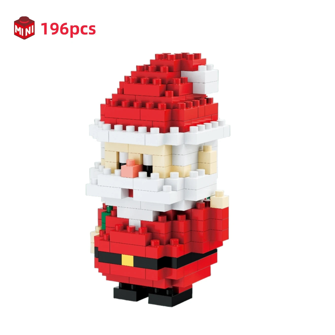 Children Mini Christmas Gift Micro Building Blocks Creative 3D Santa Claus Snowman Tree Decor Holiday Toy Set For Kids