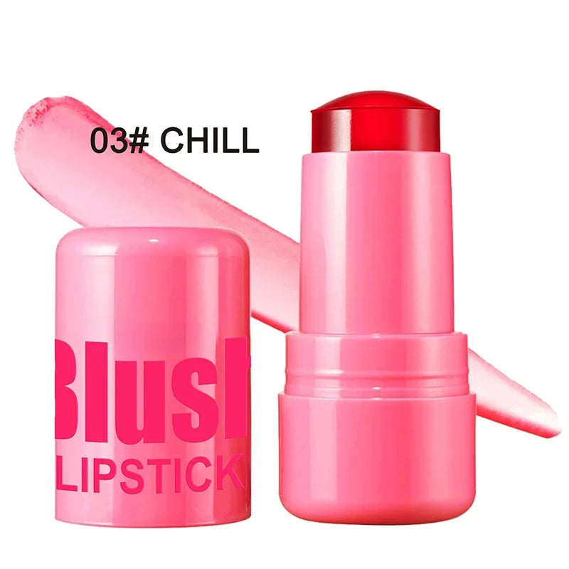 Milk Makeup Blush Stick Lip Tinted Cooling Water Jelly Tint Jelly Blush Stick Watercolor Multi-Use Matte Blush Makeup