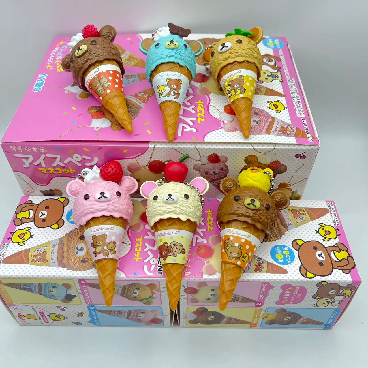 New Rement Easy Bear Ice Cream Ice Cream Blind Box Food Play Diy Cake Gift Pendant Pendant Children'S Birthday Christmas Gift