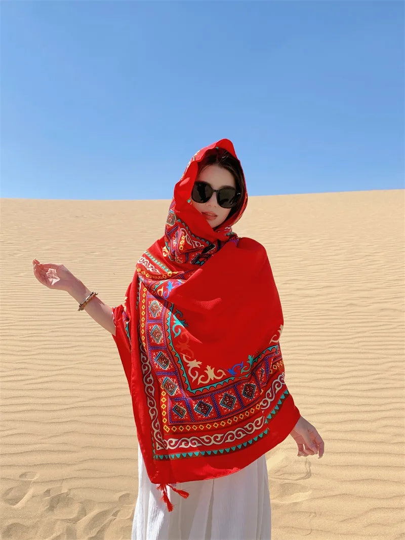 Travel Beach Sunscreen Scarves for Women Bikini Large Sarong Wrap Scarf Brazilian Swimsuit Bathing Cover-ups 17 Styles 90x180cm