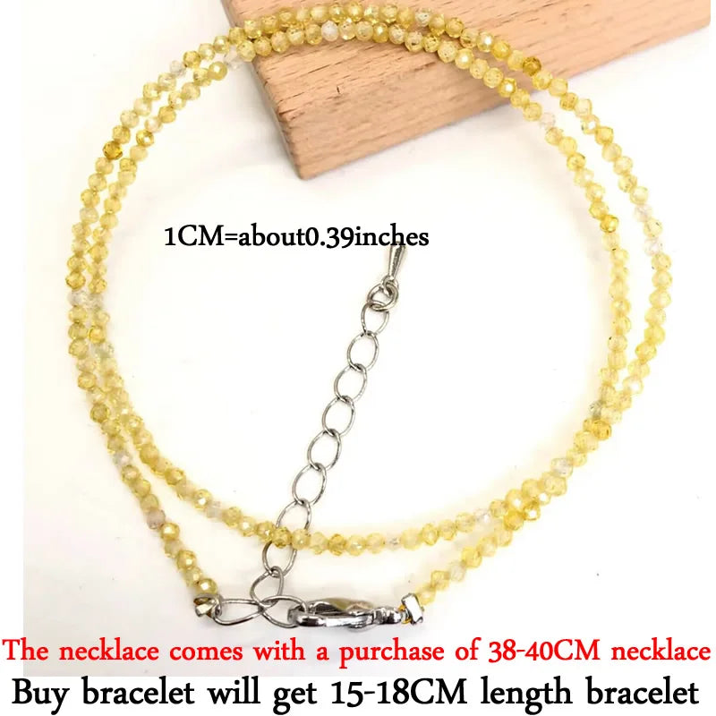 2-3mm Natural Stone Beaded Necklace Handmade Mini Tourmaline lapis crystal Energy Healing Female Bracelet for Women Jewelry Gift