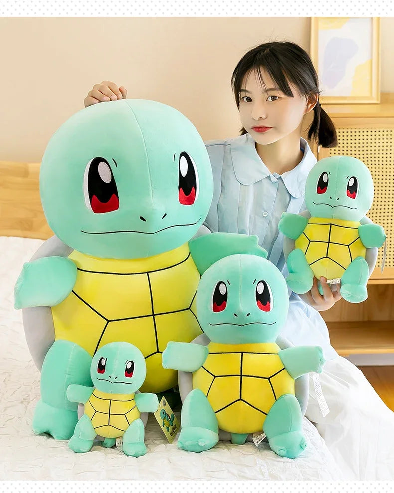 45cm Squirtle Plush Doll Big Size Pokemon Plush Toys Kawaii Stuffed Toys Cute Turtle Pillow Christmas Gift Toys for Boys Girls