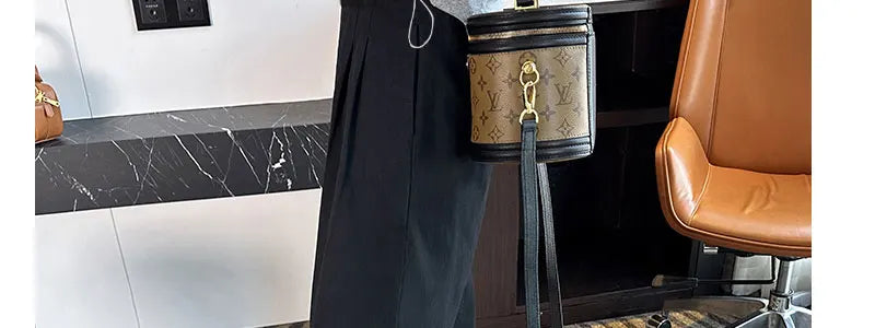 Summer Pregnant Woman Washed Cotton Trousers High Waist Ankle-length Plus Size Maternity Casual Pants Wide Legs Pregnancy Pants