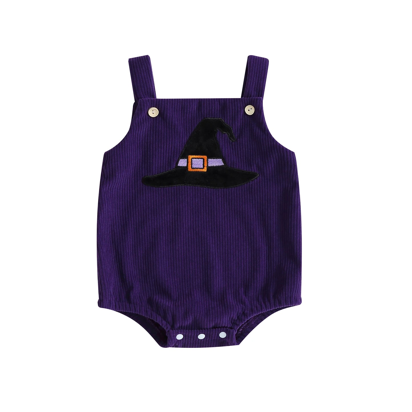 ma&baby 0-18M 1st Halloween Baby Costumes Newborn Infant Boy Girl Pumpkin Ghost Print Jumpsuit Corduroy Overalls
