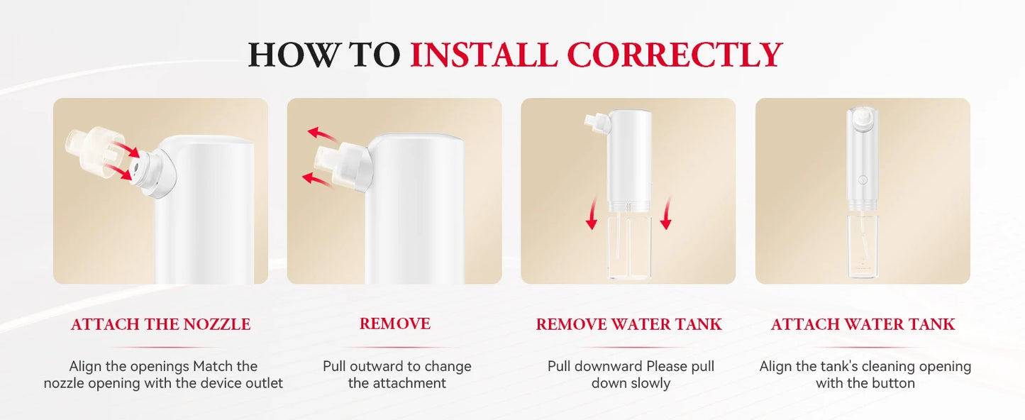 ANLAN Electric Water Vacuum Blackhead Remover Pore Cleaner Facial Hydro Cleanse Skincare Device for Whitehead And Acne Suction